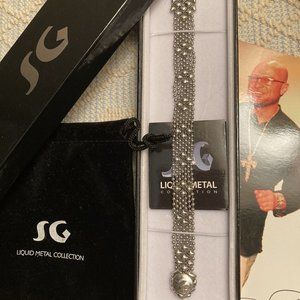 SG LIQUID METAL CHROME FINISH BRACELET BY SERGIO GUTIERREZ